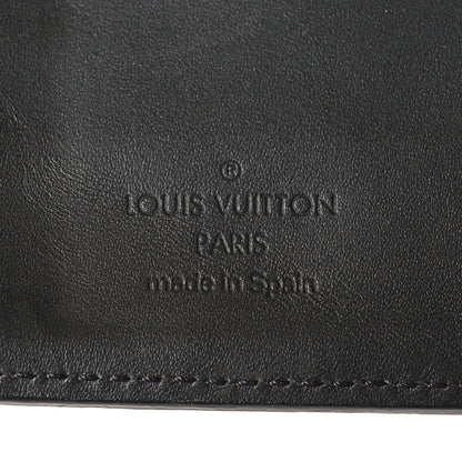 Louis Vuitton Mat Monogram Small Ring Agenda Cover Black 6 of 7