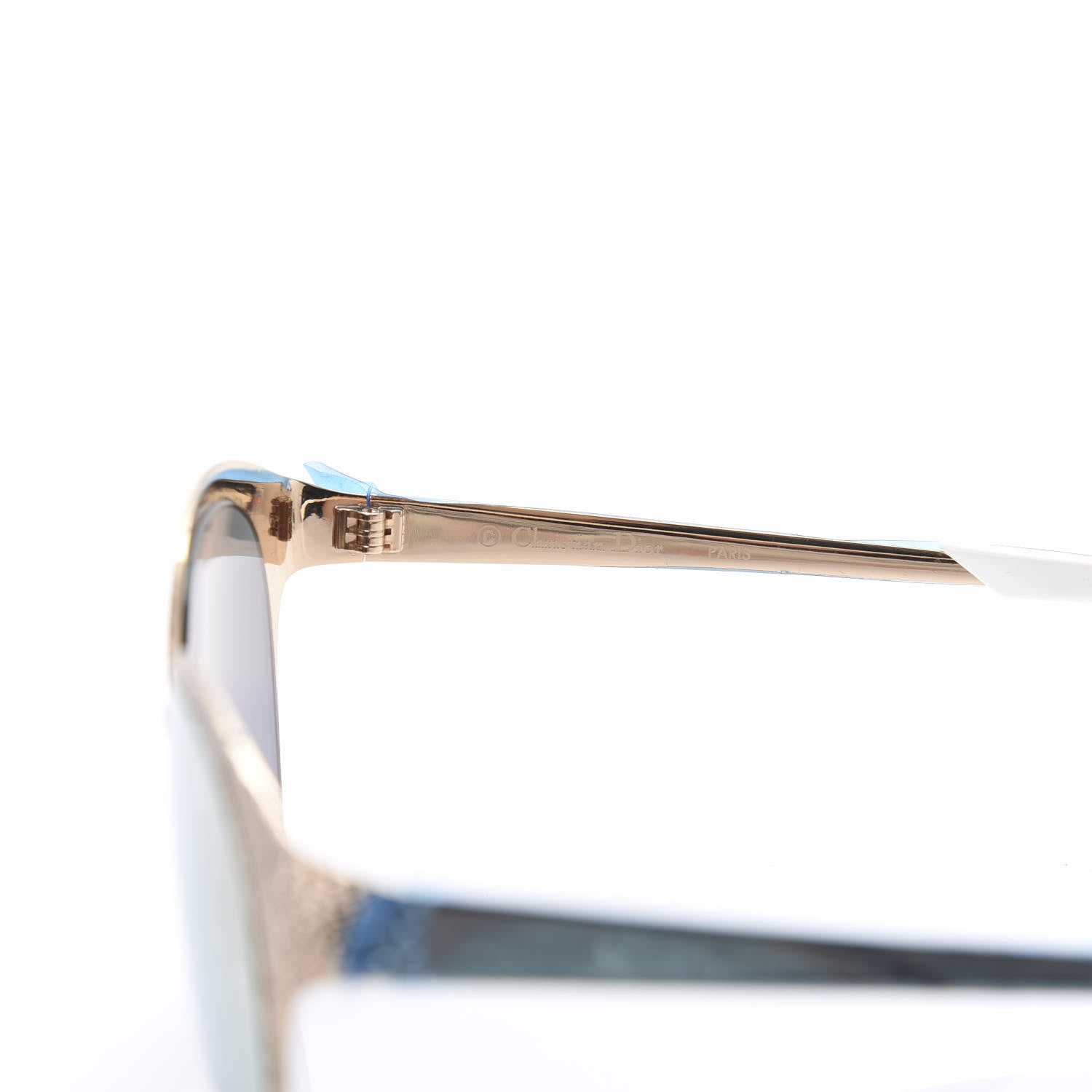 Christian Dior Metal Mirrored Unique Limited Edition Sunglasses Gold 6 of 8