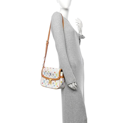 Louis Vuitton Monogram Multicolor Sologne White 2 of 13