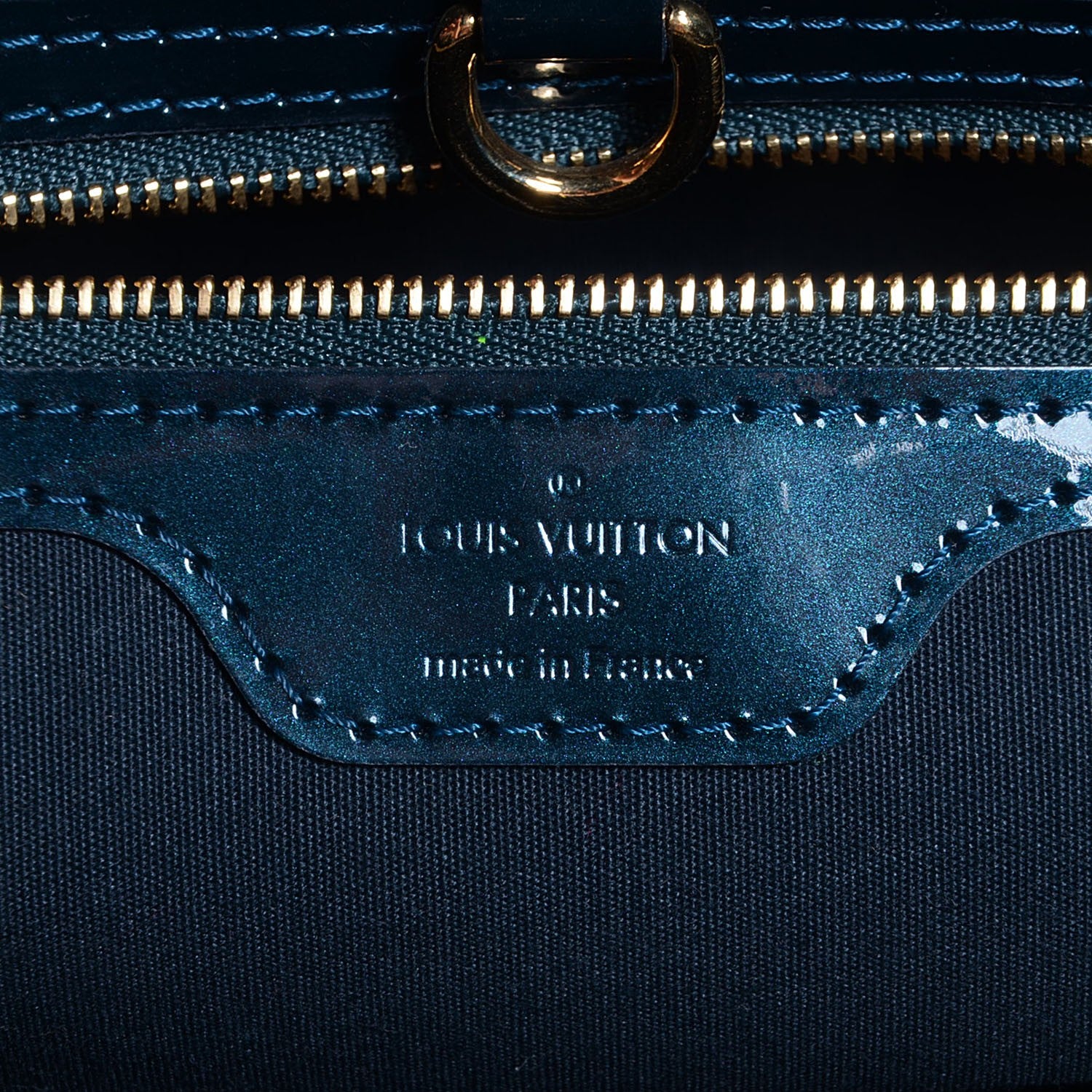 Louis Vuitton Vernis Wilshire PM Blue Nuit 6 of 7