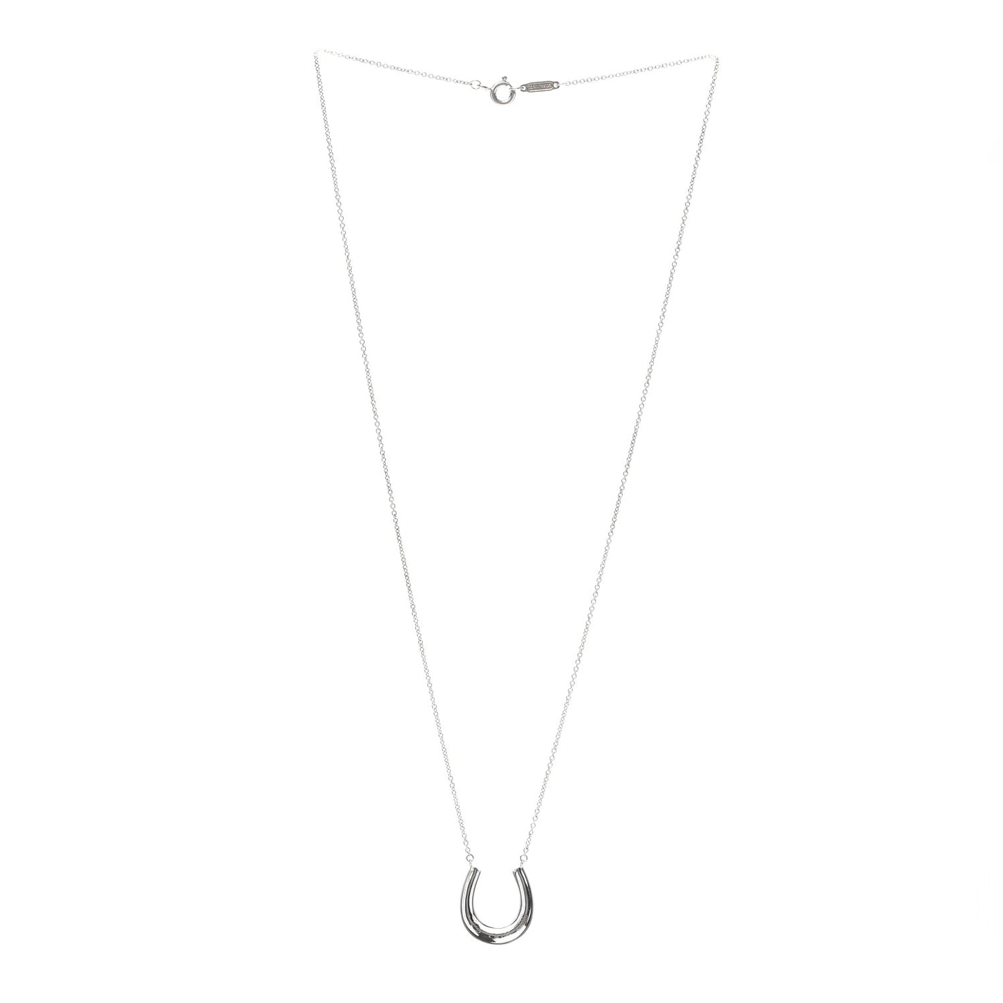 Sterling Silver 1837 Horseshoe Pendant Necklace
