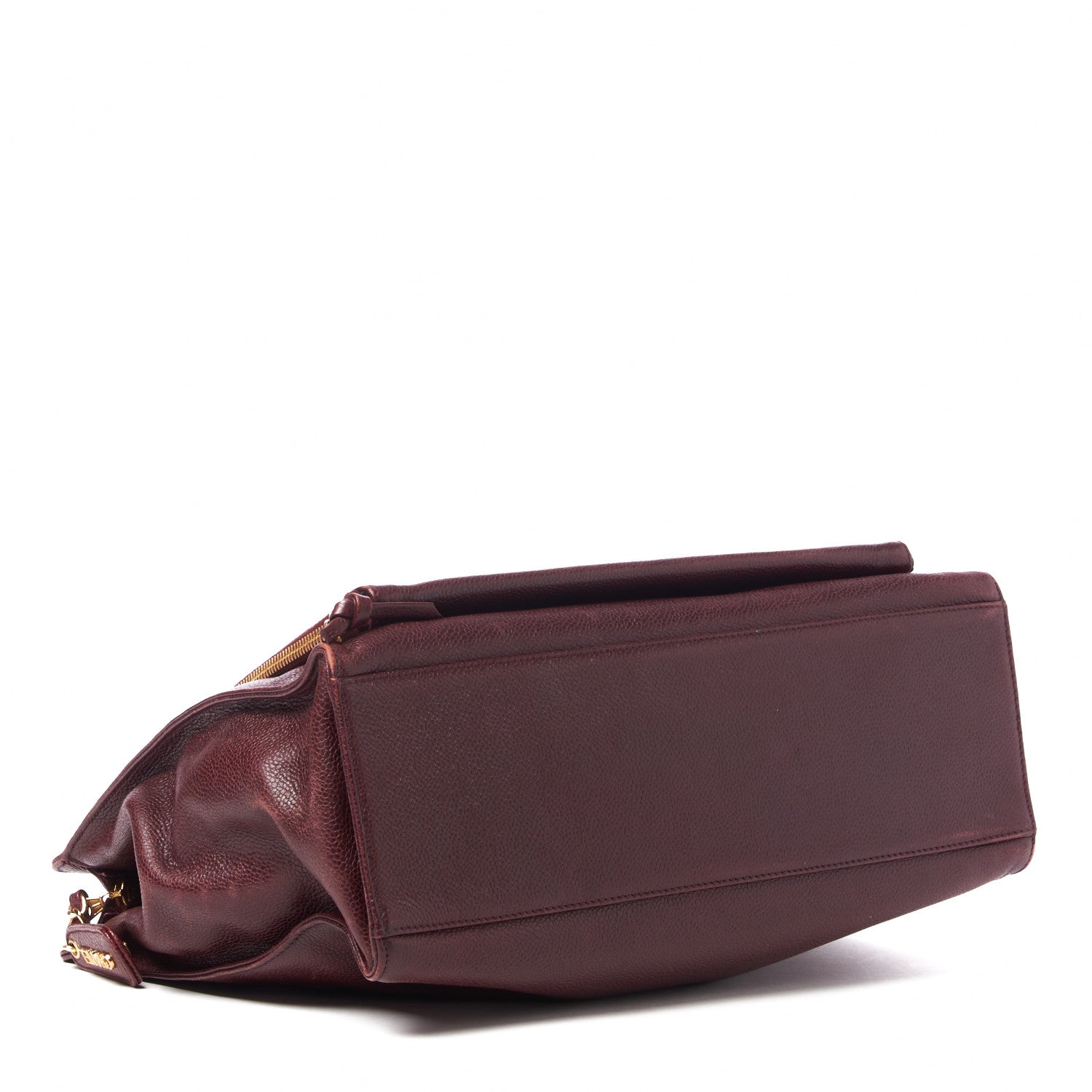 Chanel Caviar CC Shoulder Bag Red 3 of 9