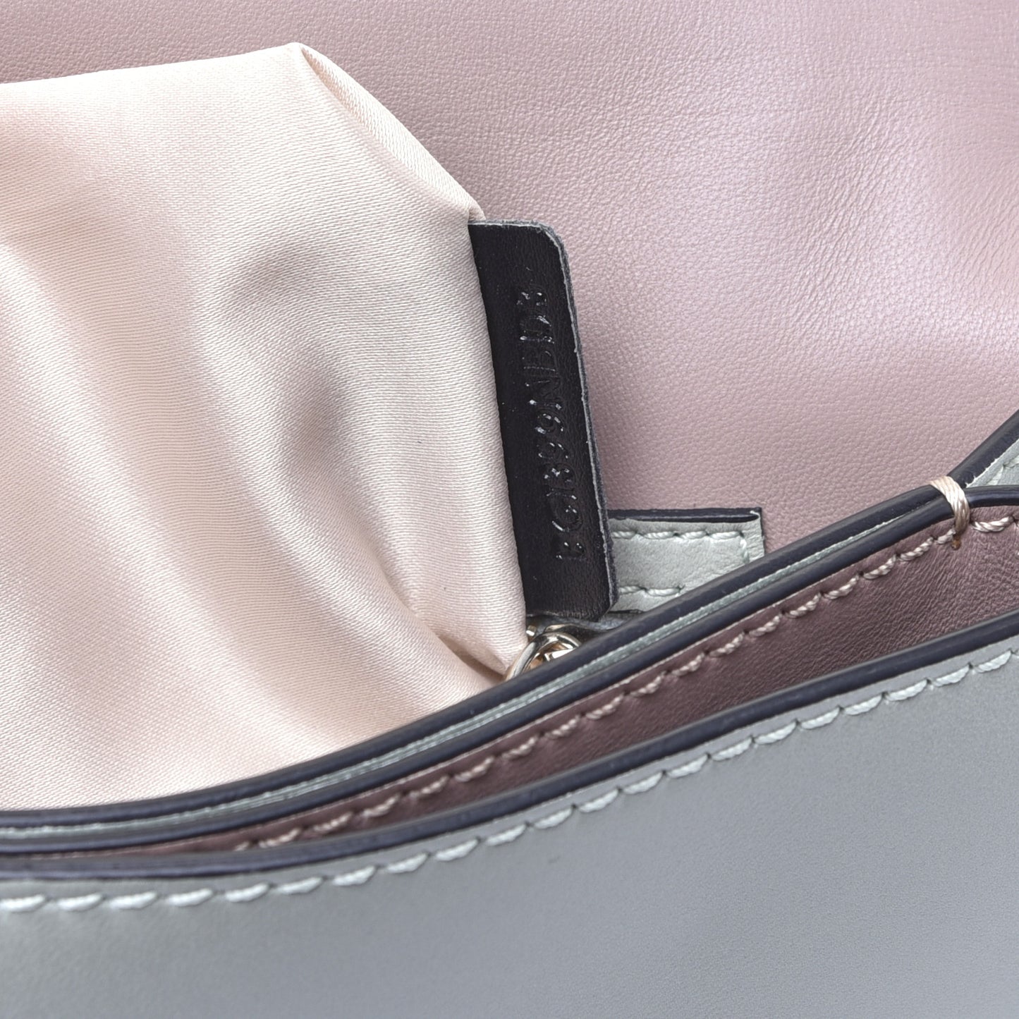 Nappa Rockstud Wristlet Clutch Water Green