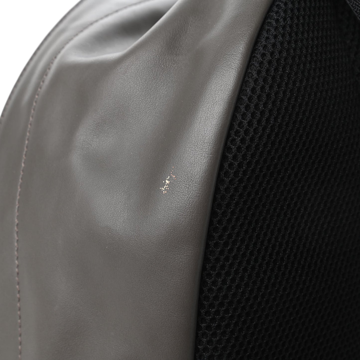 Nylon Vitello Century Dolce Monster Eyes Rounded Backpack Grey