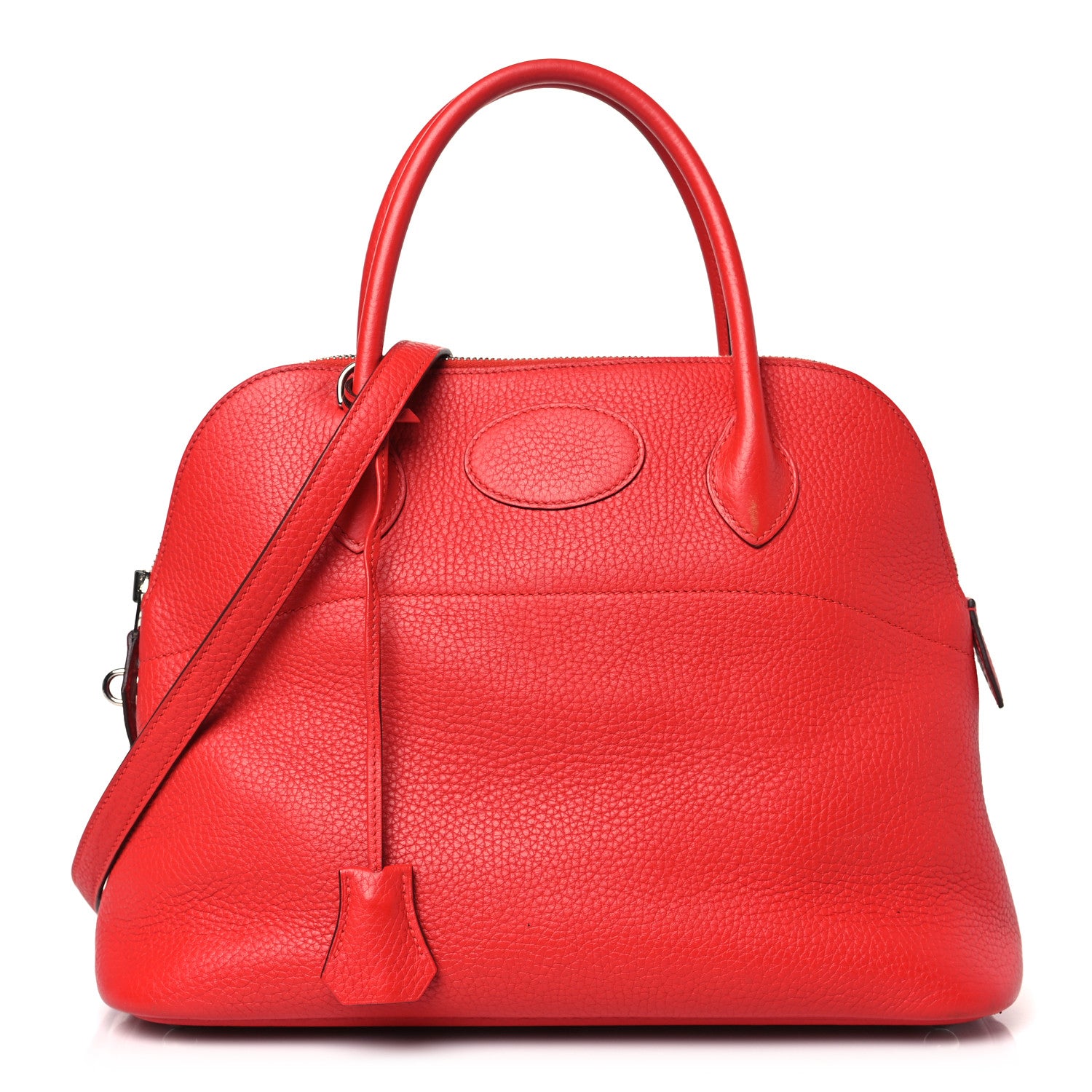 Hermes Taurillon Clemence Bolide 31 Rouge Tomate 1 of 10