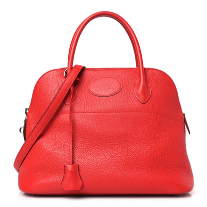 Hermes Taurillon Clemence Bolide 31 Rouge Tomate 1 of 10