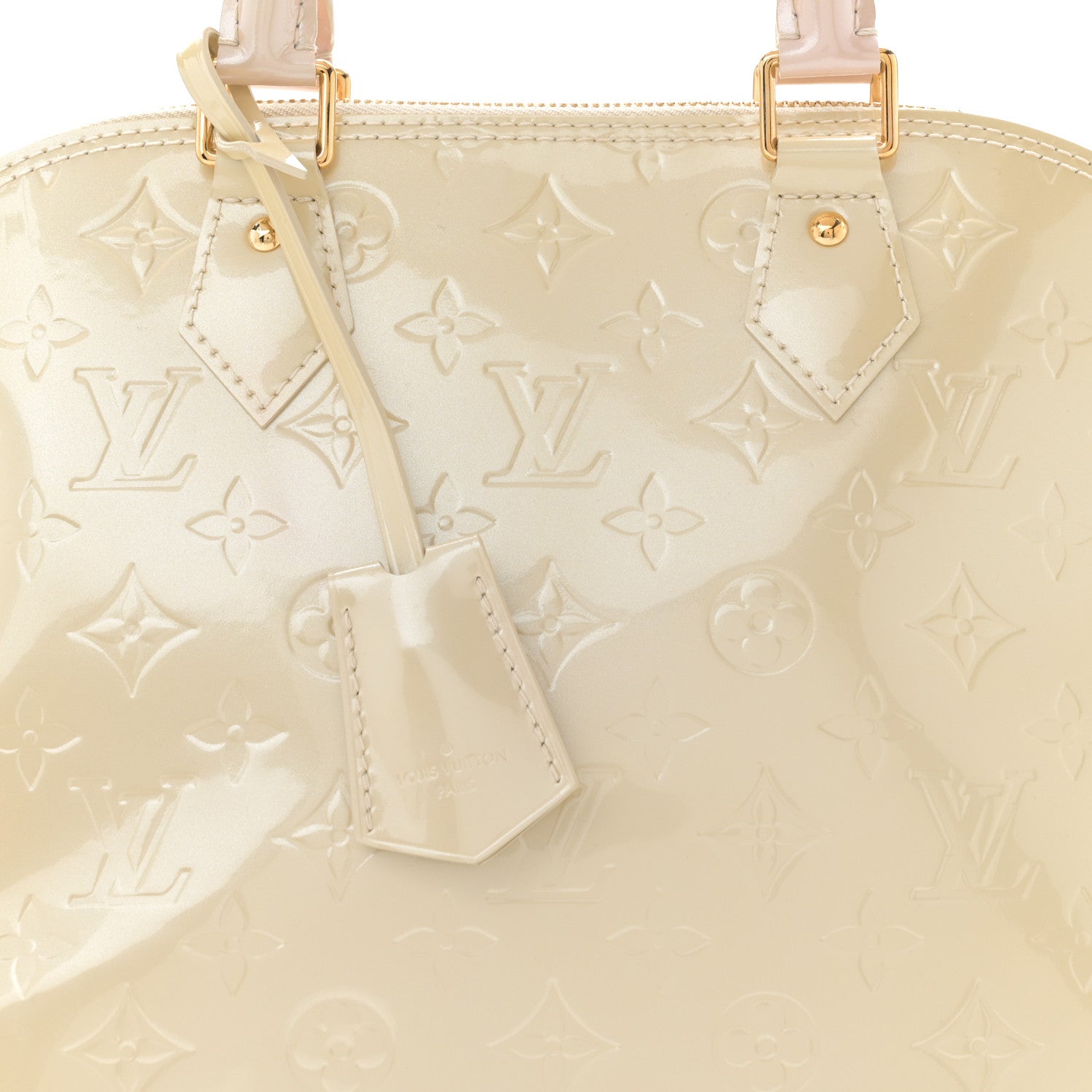 Louis Vuitton Vernis Alma PM Blanc Corail 8 of 10