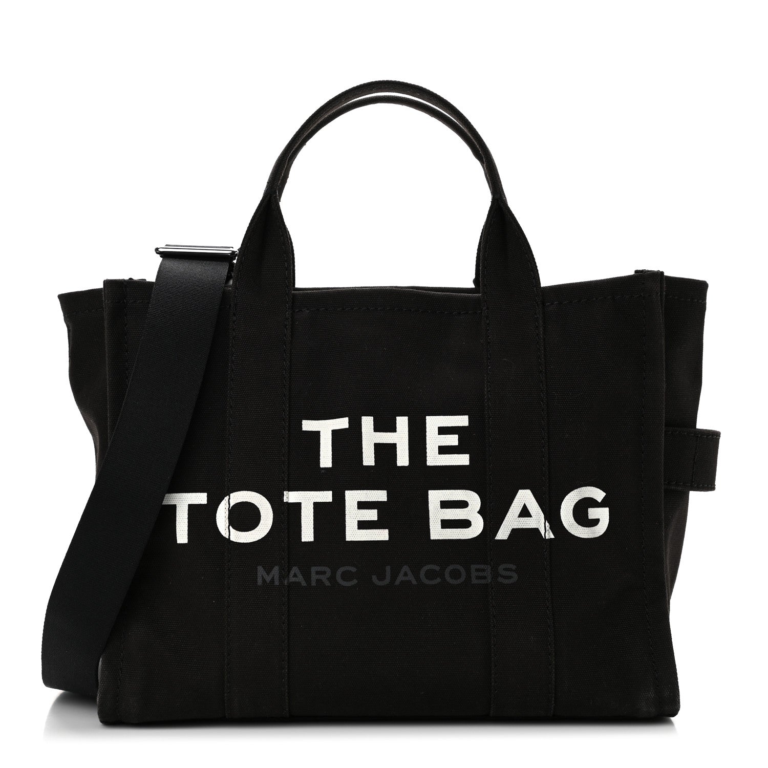 Marc Jacobs Canvas Small Summer Tote Bag Black 1 of 9