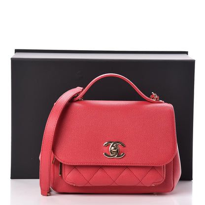 Chanel Caviar Quilted Small Business Affinity Flap Red 11 of 11