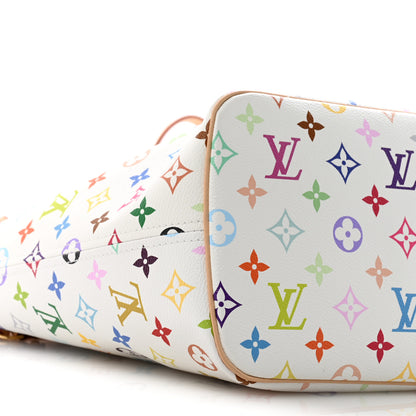 Louis Vuitton LV X TM Monogram Multicolor Neverfull MM White 8 of 10