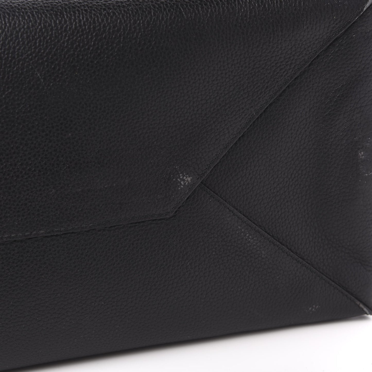 Supple Calfskin Papier A4 Zip Around Tote Black