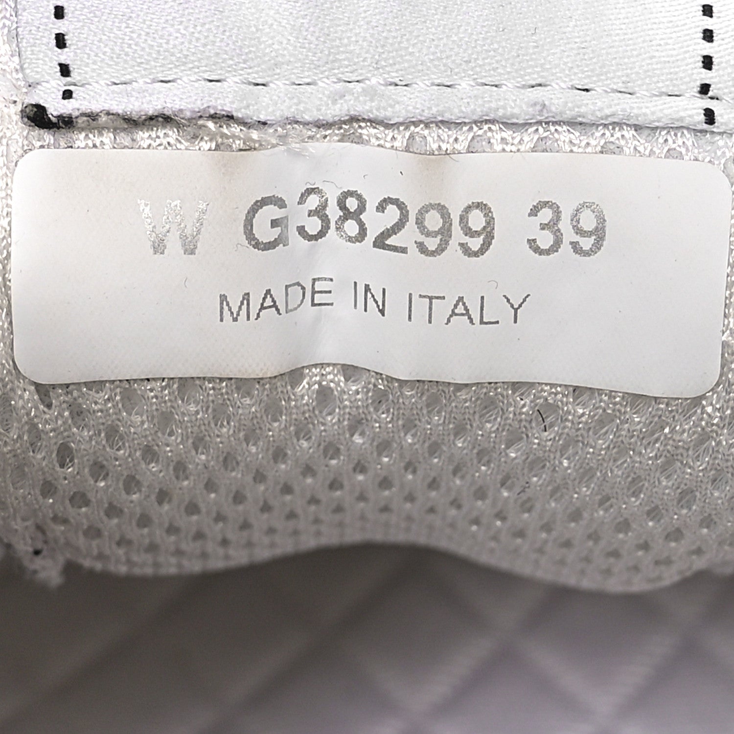 Chanel Mesh Suede Grained Calfskin Womens CC Sneakers 39 Black White 8 of 8