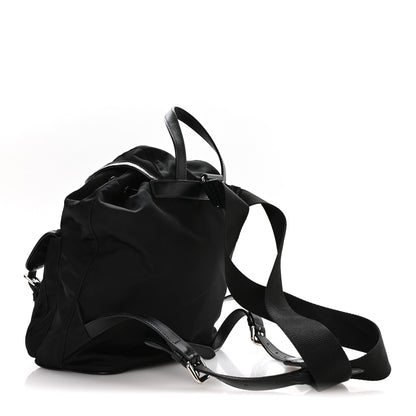 Prada Tessuto Nylon Soft Calfskin Backpack Black 3 of 11