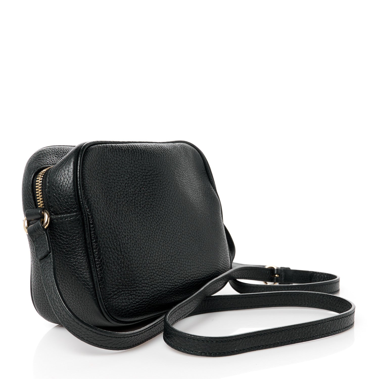 Gucci Pebbled Calfskin Small Soho Disco Bag Black 3 of 15