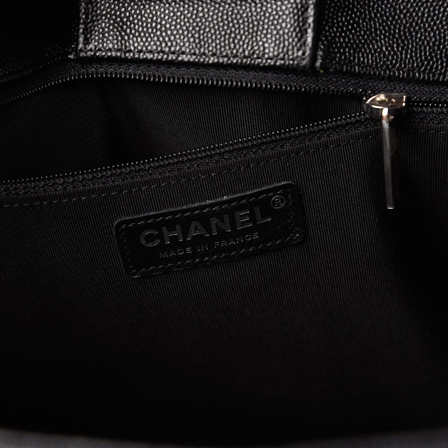 Chanel Caviar Quilted Large Shopping Tote Black 8 of 10