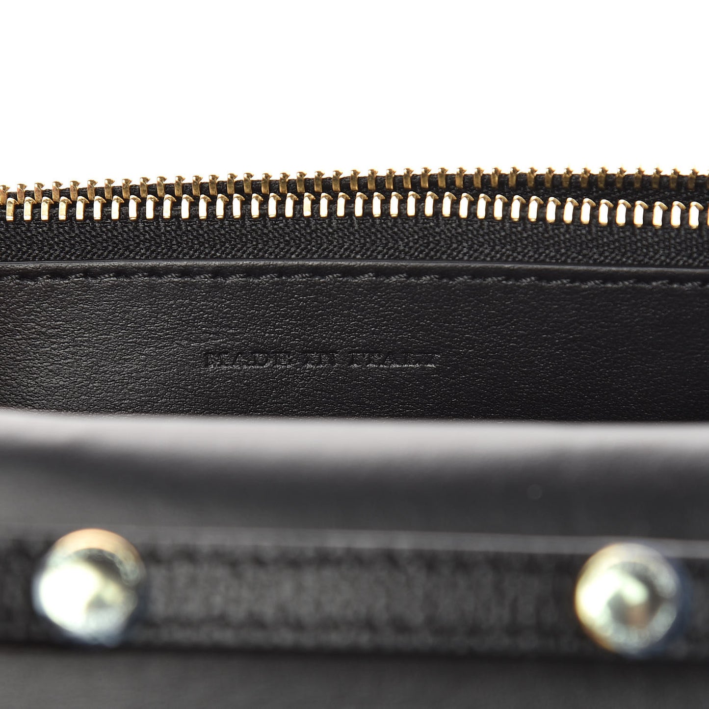 Derby Calfskin House Check Wallet On Chain Black