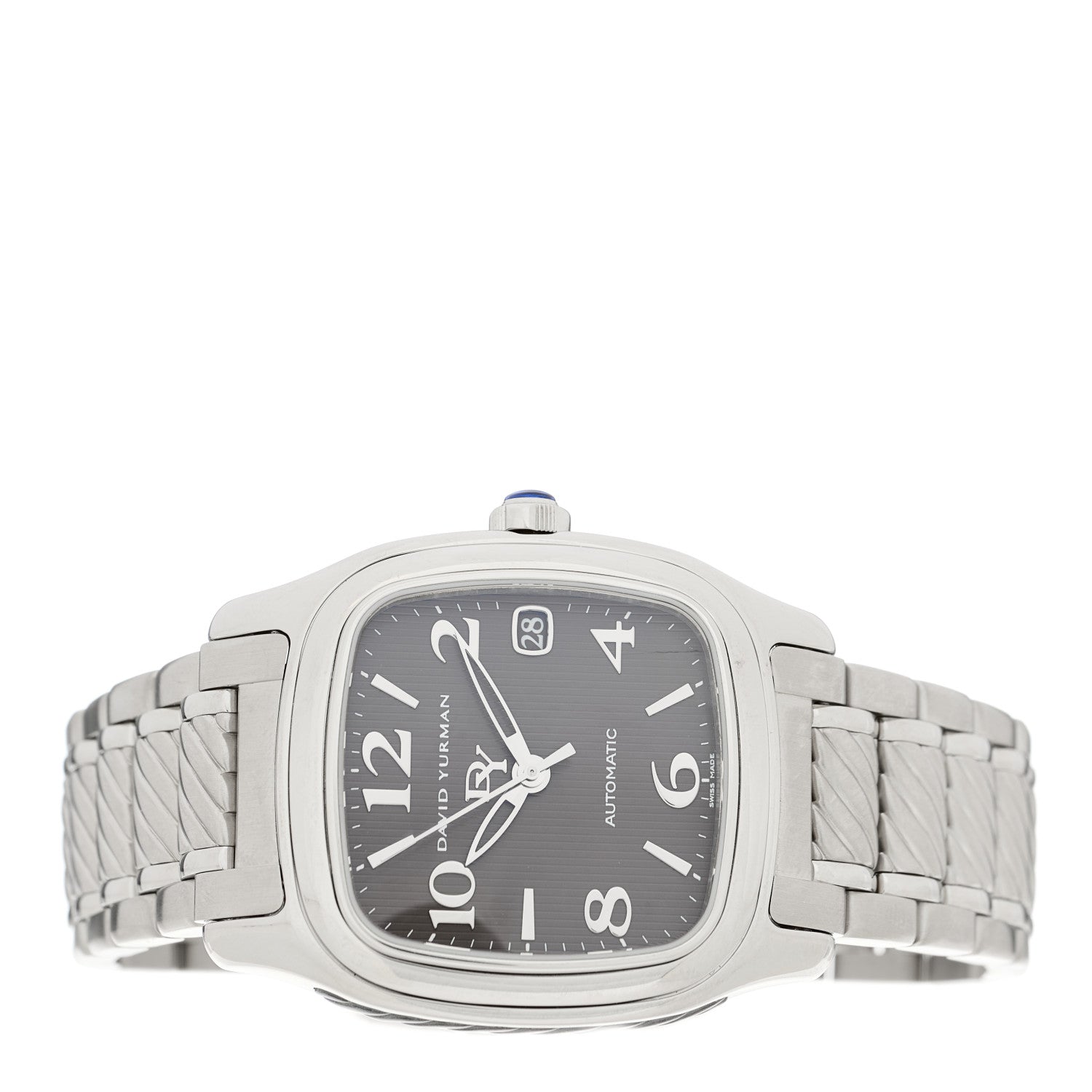 David Yurman Stainless Steel 35mm Thoroughbred Automatic Watch Brown 2 of 5
