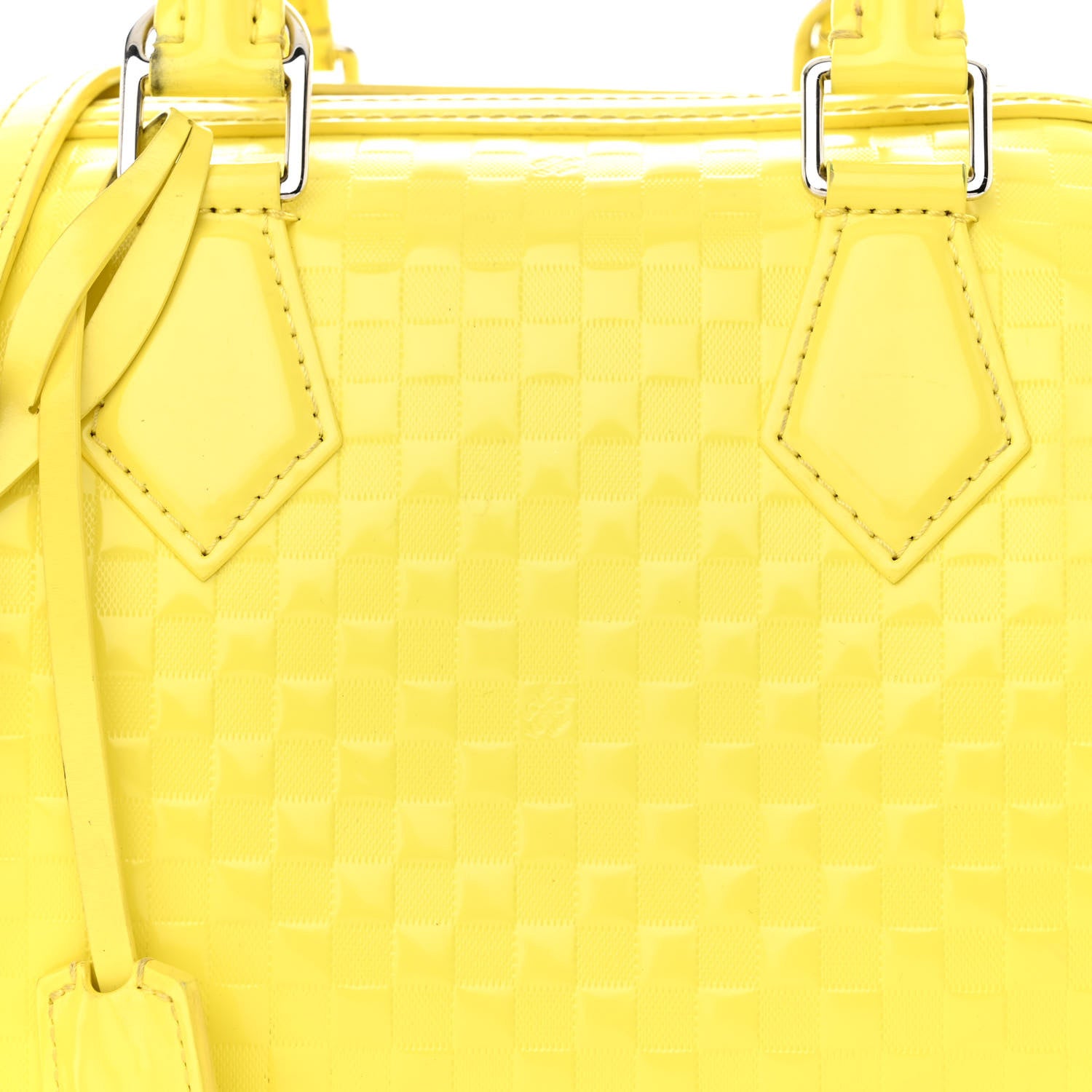 Louis Vuitton Damier Facette Speedy Cube PM Yellow 8 of 15