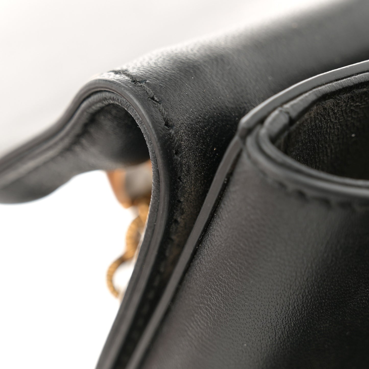 Calfskin Large Devotion Crossbody Bag Black