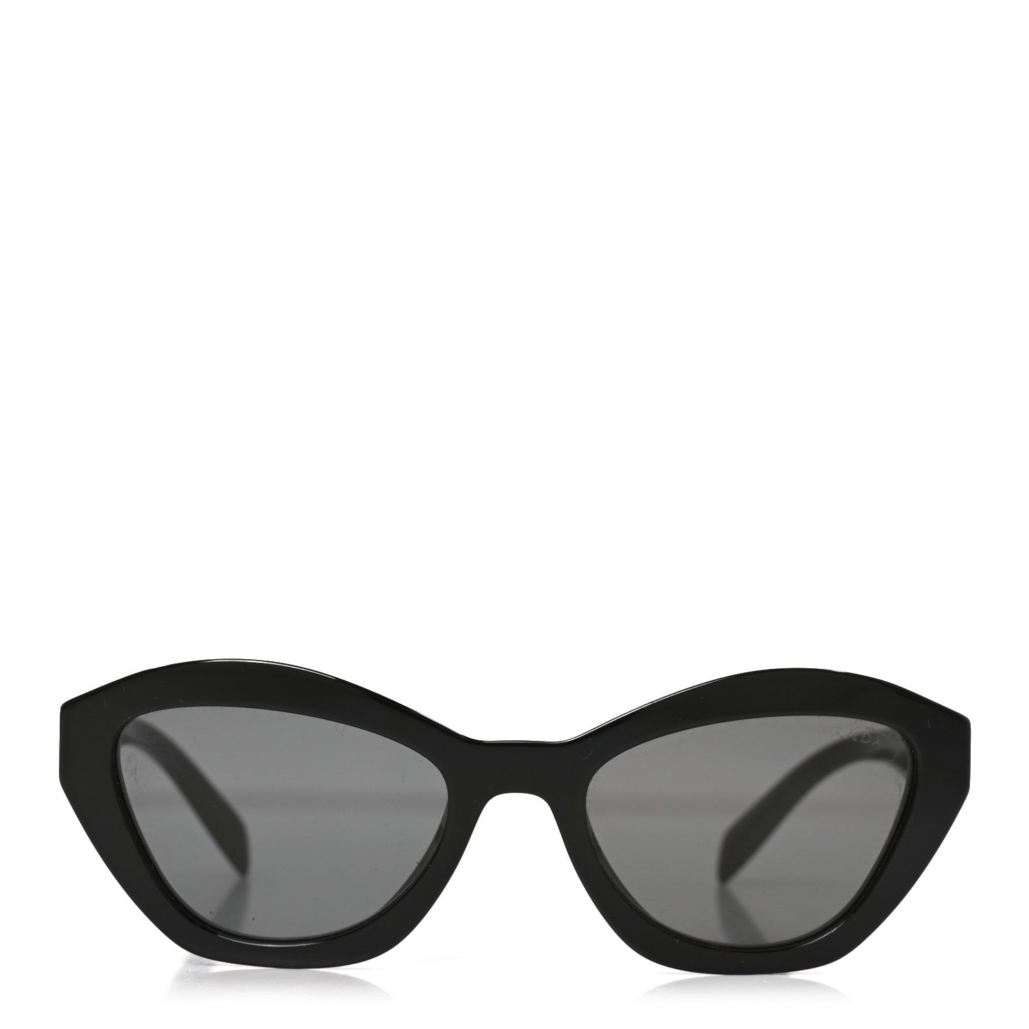 Prada Acetate Logo Sunglasses SPR A02 Black 2 of 6
