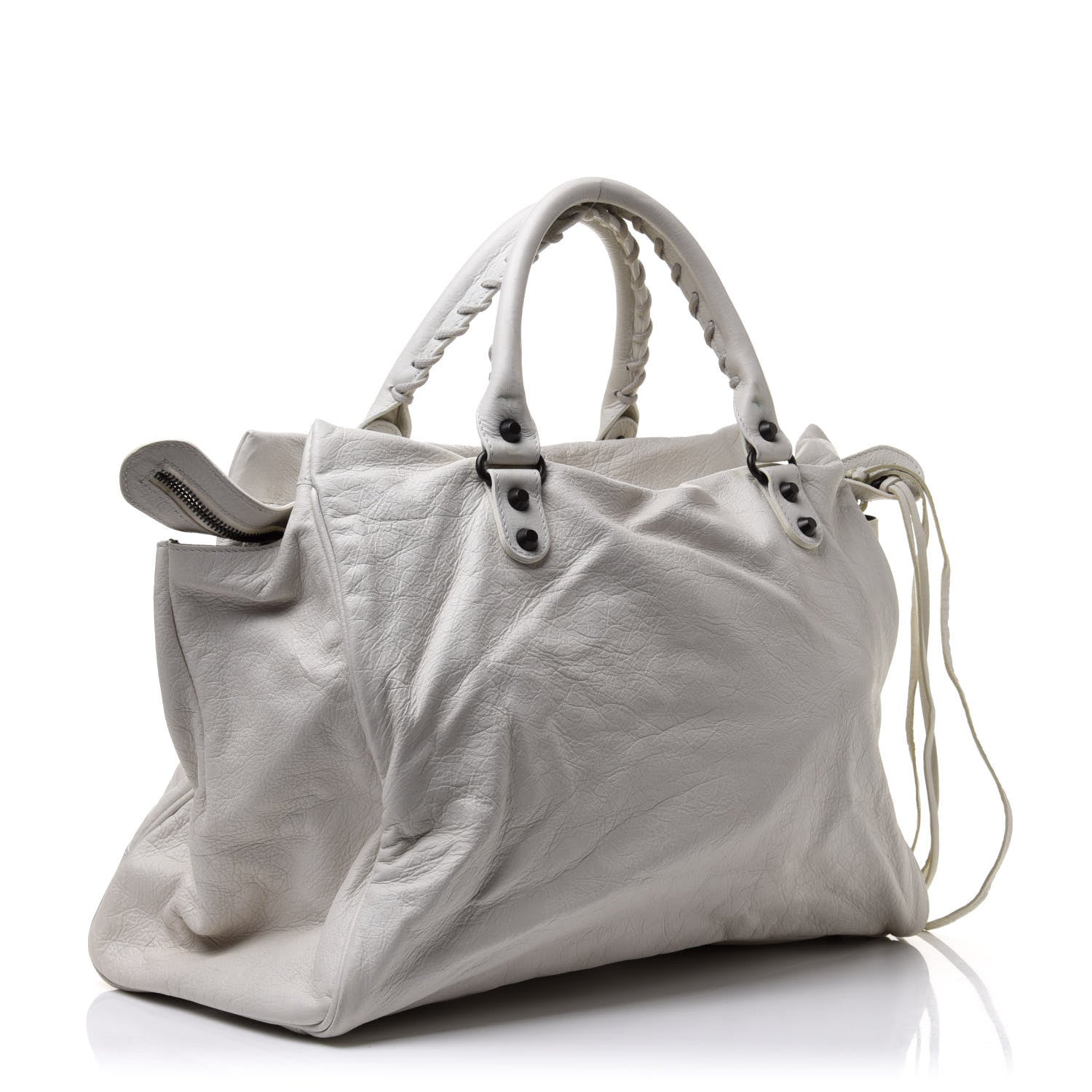 Balenciaga Agneau Classic Hardware Mid Day White 3 of 13