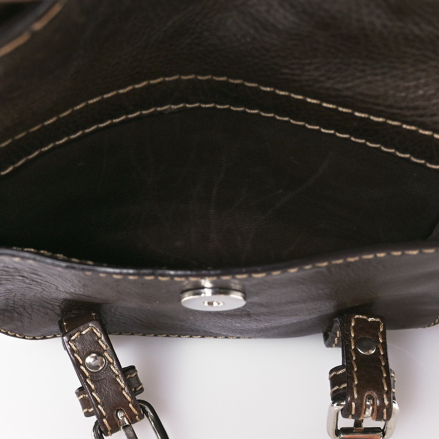 Chloe Shiny Tanned Calfskin Medium Edith Bag Brown 13 of 16