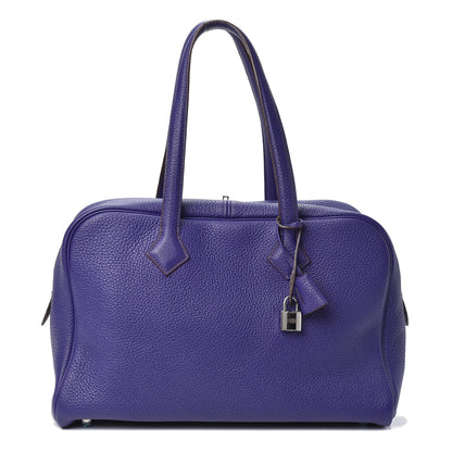 Hermes Taurillon Clemence Victoria II 35 Iris 1 of 10