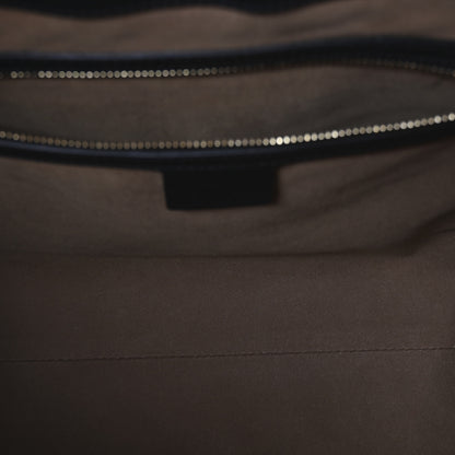Gucci GG Supreme Monogram Medium Padlock Tote Black 5 of 10