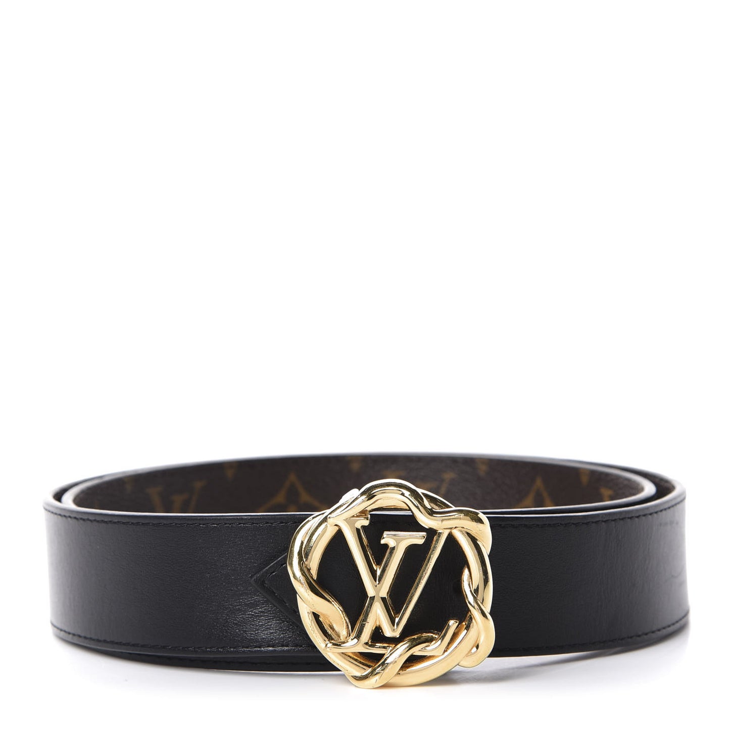 Monogram 35mm Garden Louise Reversible Belt 90 36