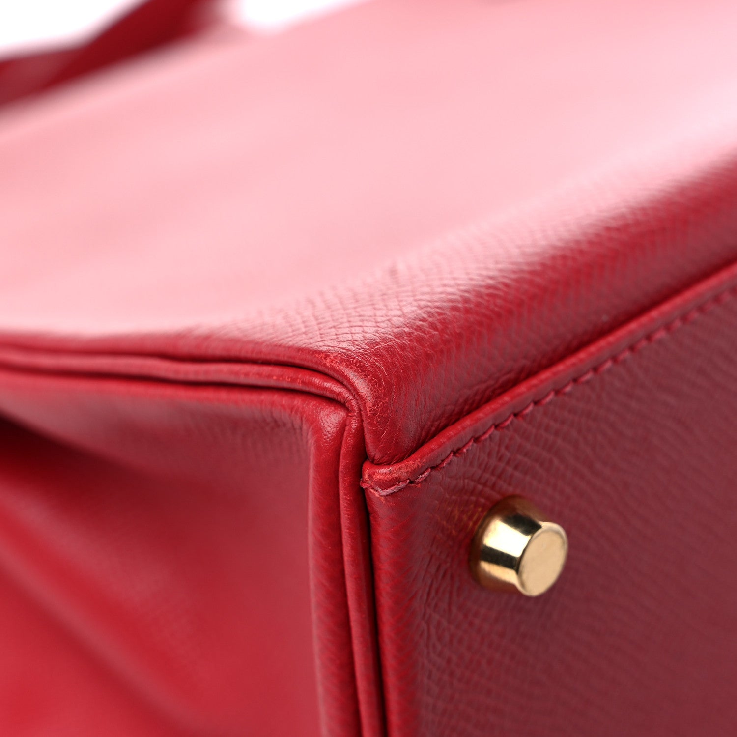 Hermes Courchevel Kelly Retourne 32 Rouge Vif 10 of 17
