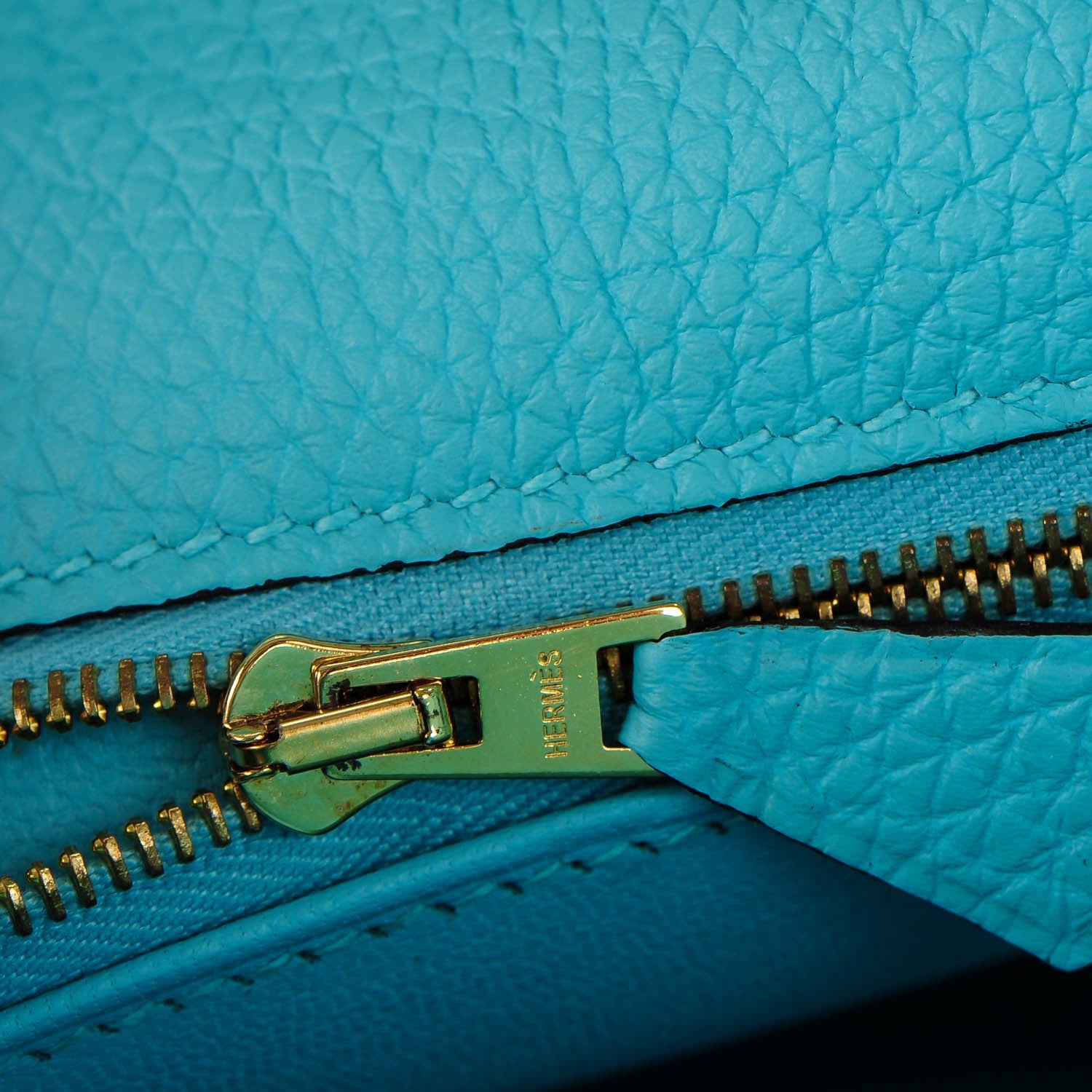 Hermes Togo Kelly Retourne 32 Bleu Atoll 12 of 25