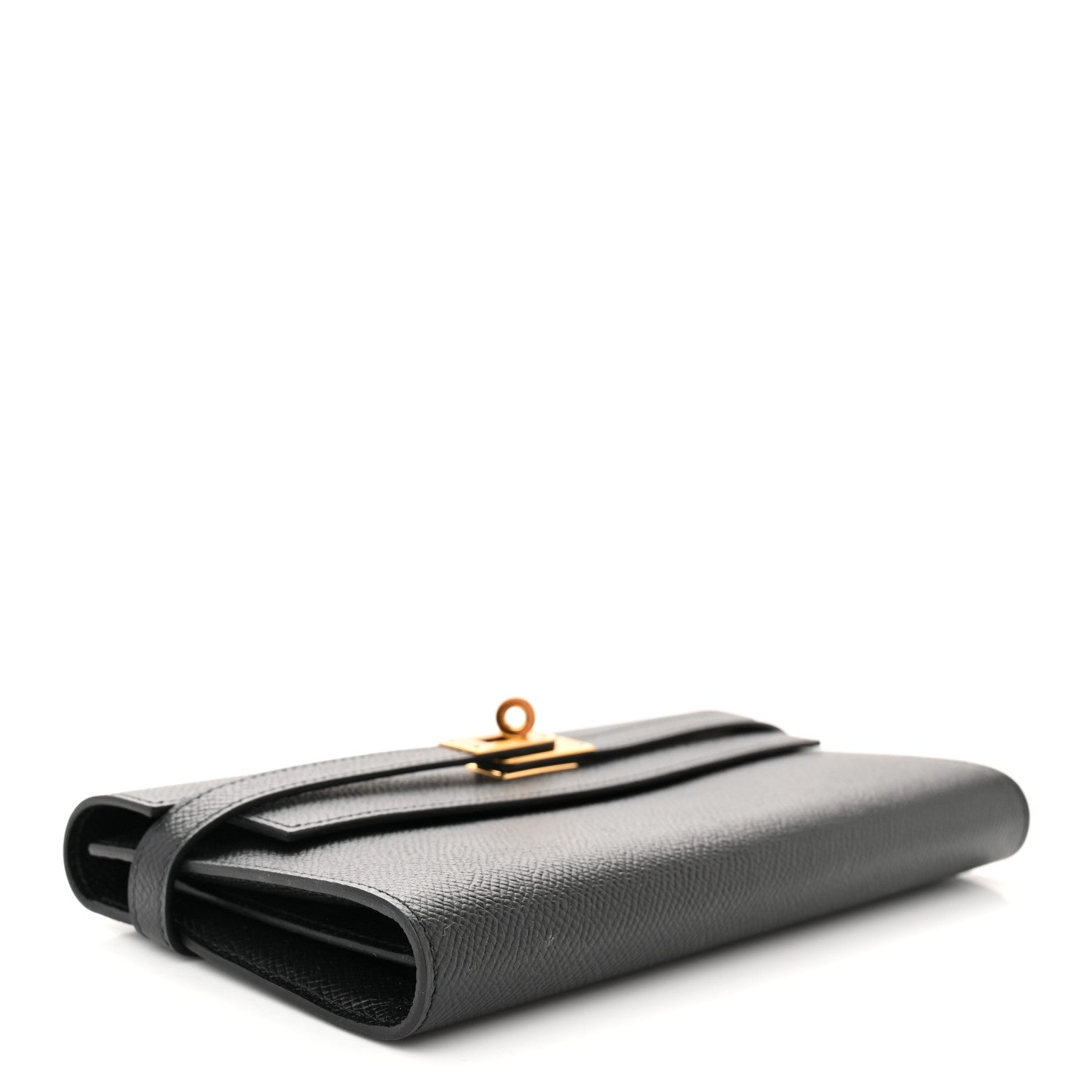 Hermes Epsom Kelly Longue Wallet Black 4 of 8