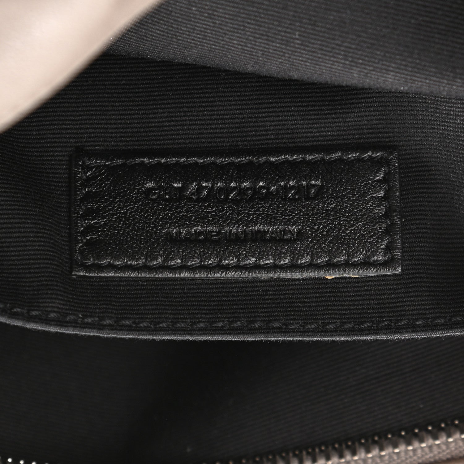 Saint Laurent Lambskin Monogram Small Lou Camera Bag Dark Beige 7 of 9