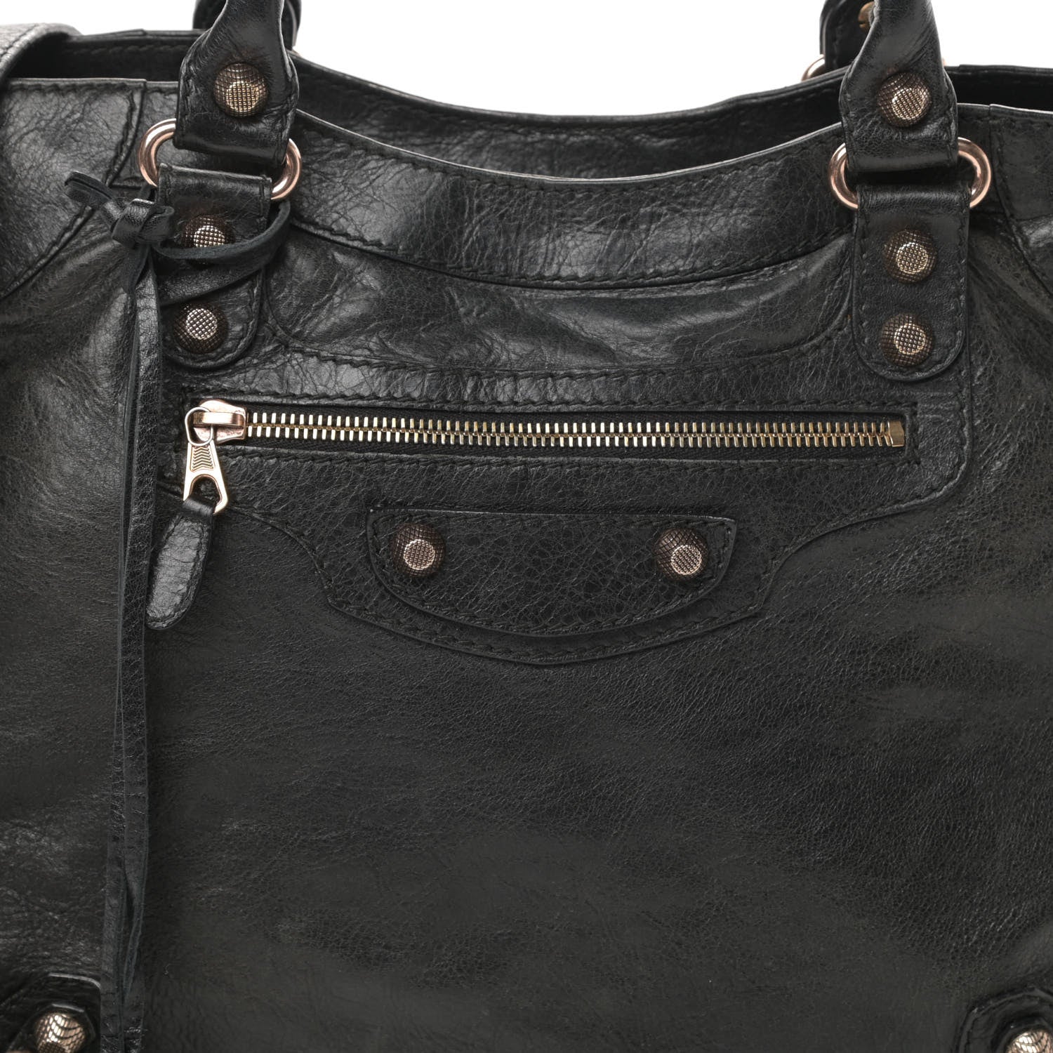 Balenciaga Agneau Giant 12 Rose Gold Hardware Velo Black 8 of 15