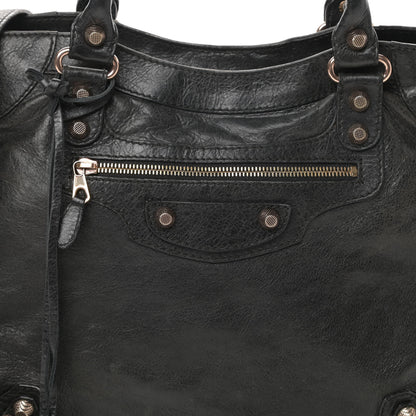 Balenciaga Agneau Giant 12 Rose Gold Hardware Velo Black 8 of 15