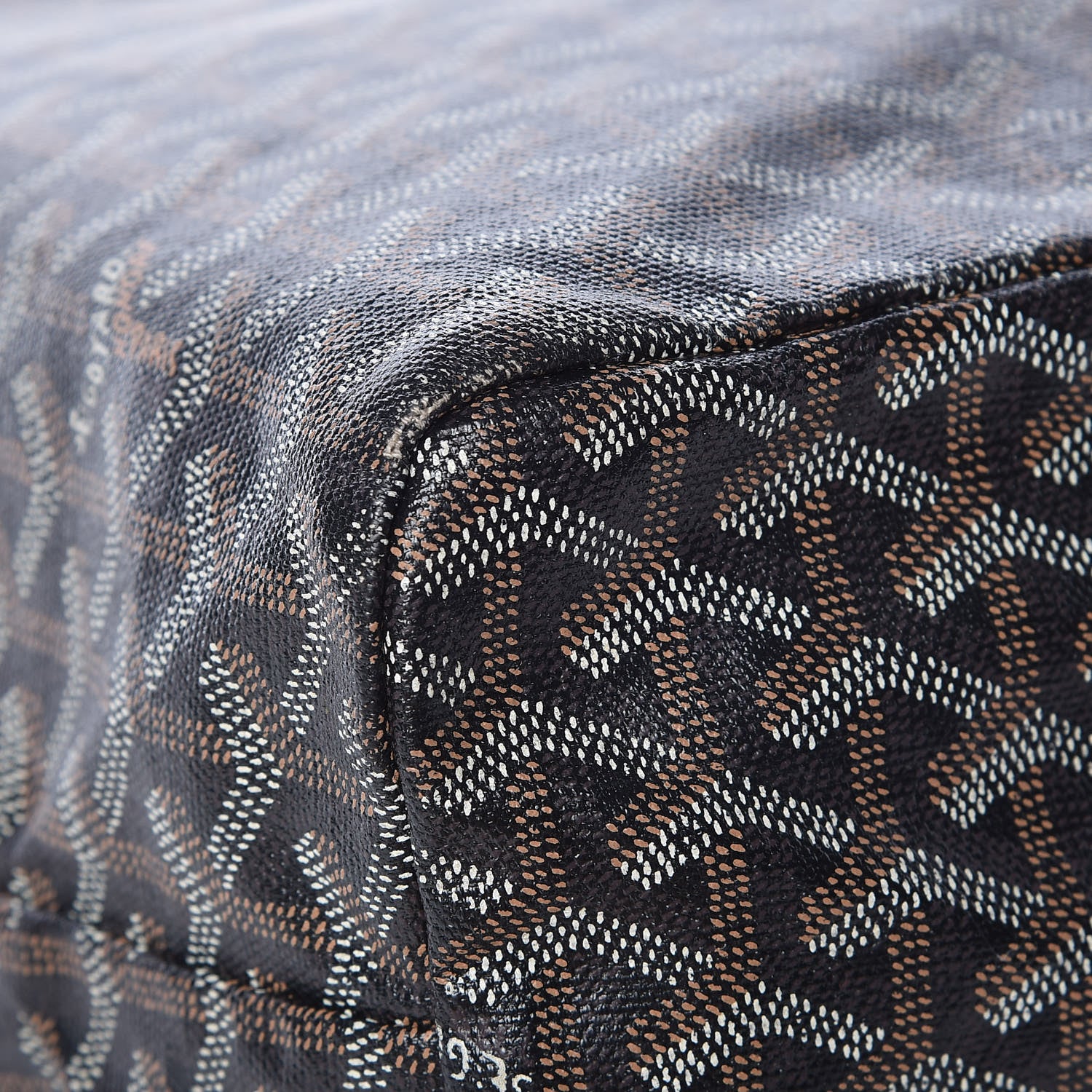 Goyard Goyardine Fidji Zip Hobo Black Gold 13 of 18