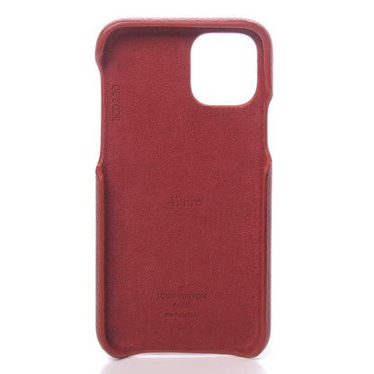 Louis Vuitton Calfskin Monogram iPhone 11 Pro Bumper Scarlet 5 of 10