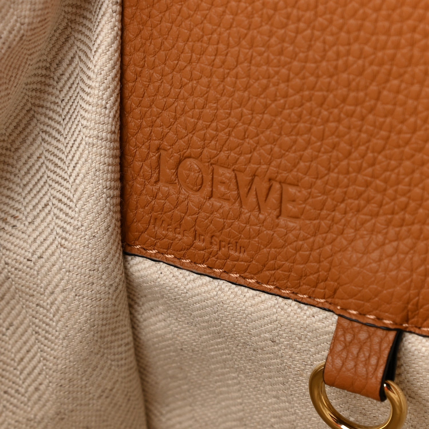 Loewe Calfskin Small Hammock Shoulder Bag Tan 6 of 9