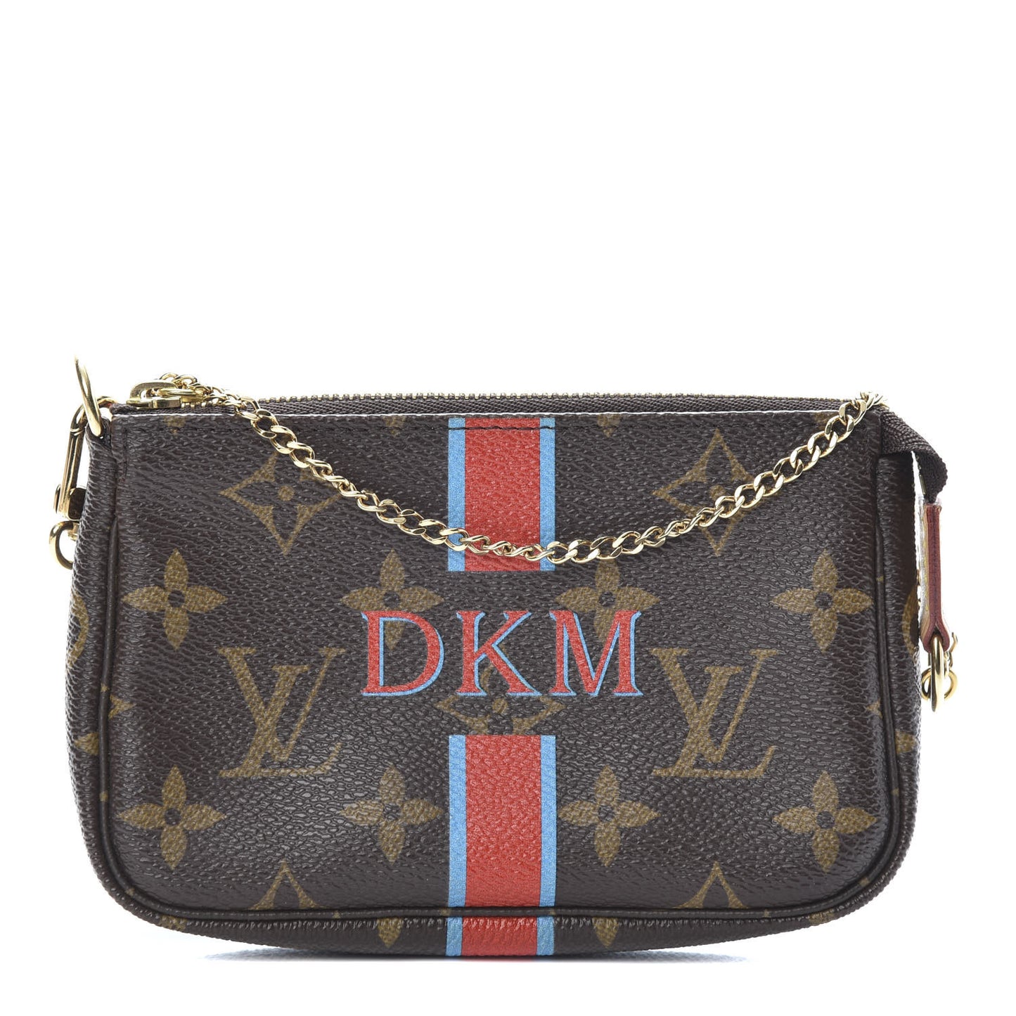 Monogram My LV Heritage Mini Pochette Accessories Blue Claire Rouge