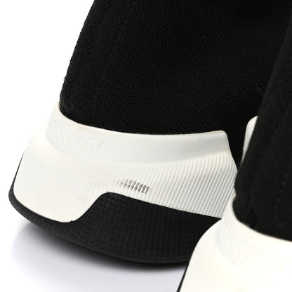 Balenciaga Technical 3D Recycled Knit Bi-Color Sole Womens Speed 2.0 Sneakers 37 Black White 11 of 13