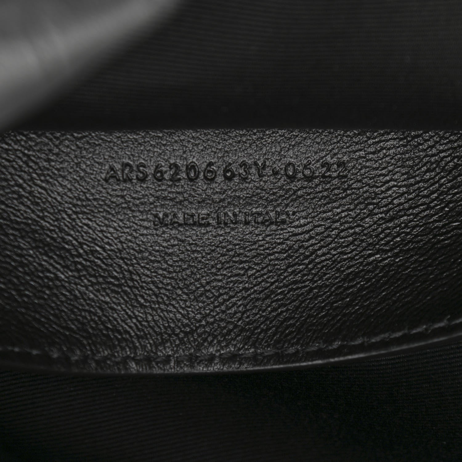 Saint Laurent Calfskin Crocodile Embossed Medium West Hollywood Monogram Fold-Over Grey 8 of 11