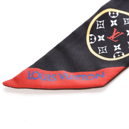 Louis Vuitton Silk Monogram LV Stories BB Bandeau Black 4 of 4