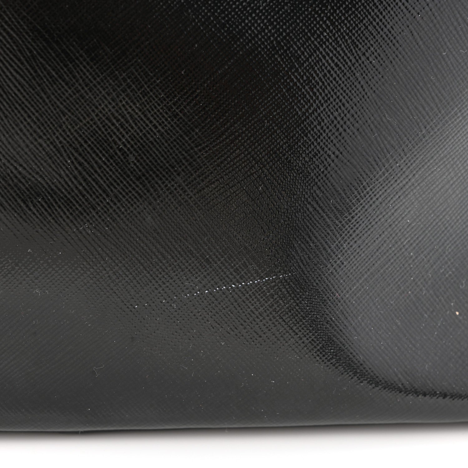 Prada Saffiano Vernice Medium Galleria Double Zip Tote Black 17 of 17