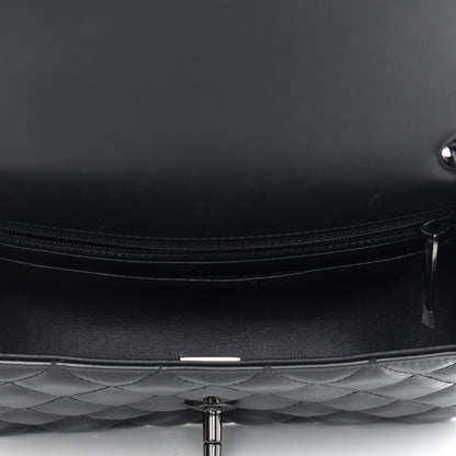 Chanel Patent Calfskin Quilted Mini Rectangular Flap So Black 4 of 8
