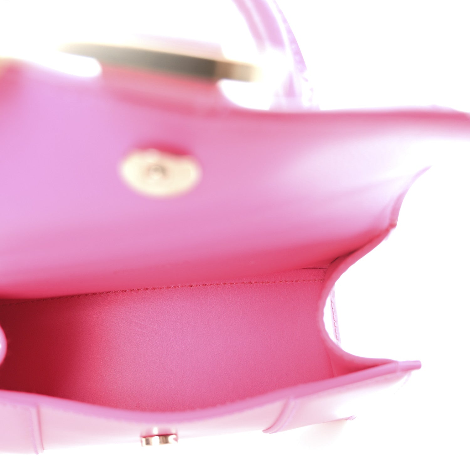 Balenciaga Shiny Box Calfskin Hourglass Top Handle Bag XS Hot Pink 5 of 11