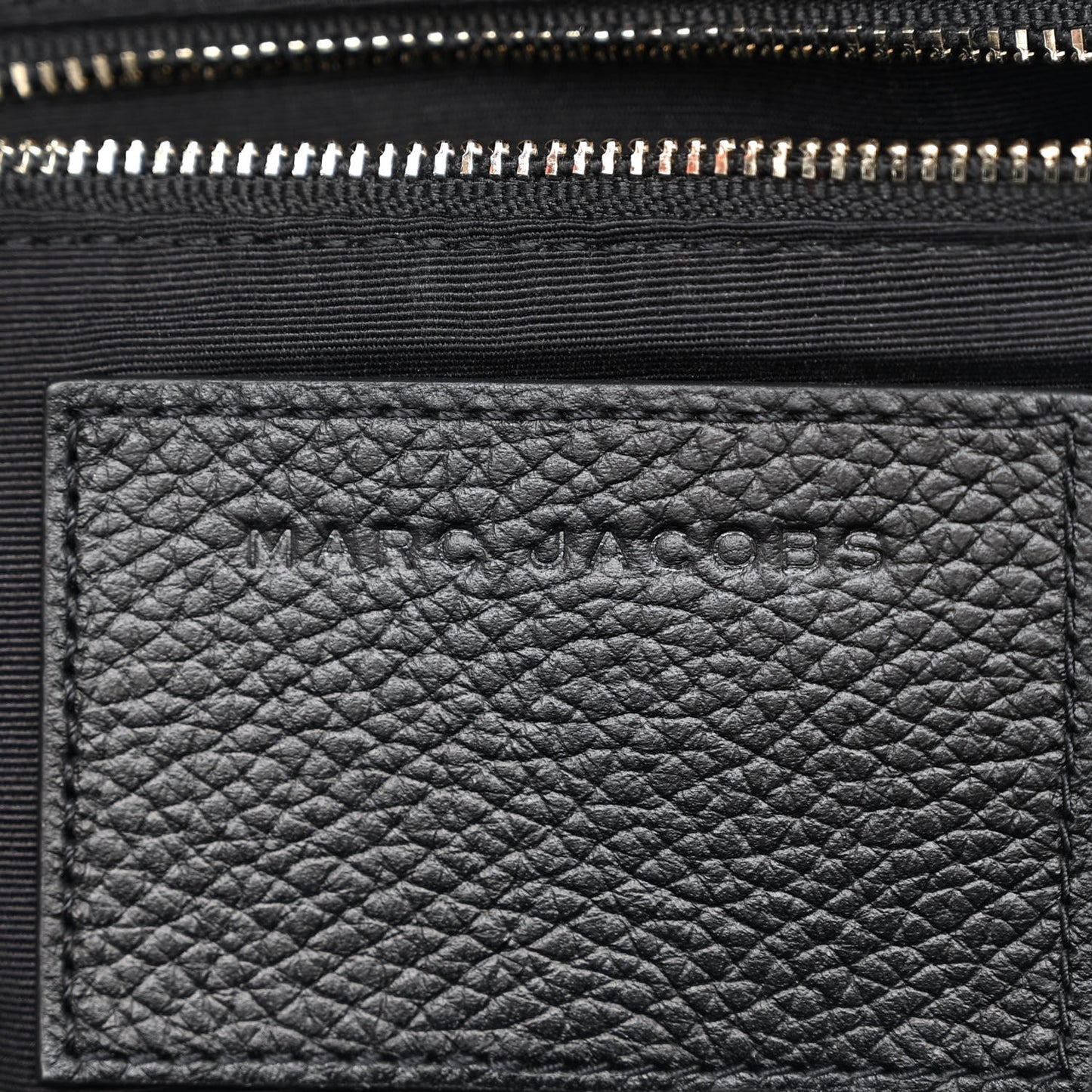 Pebbled Calfskin Biker Backpack Black