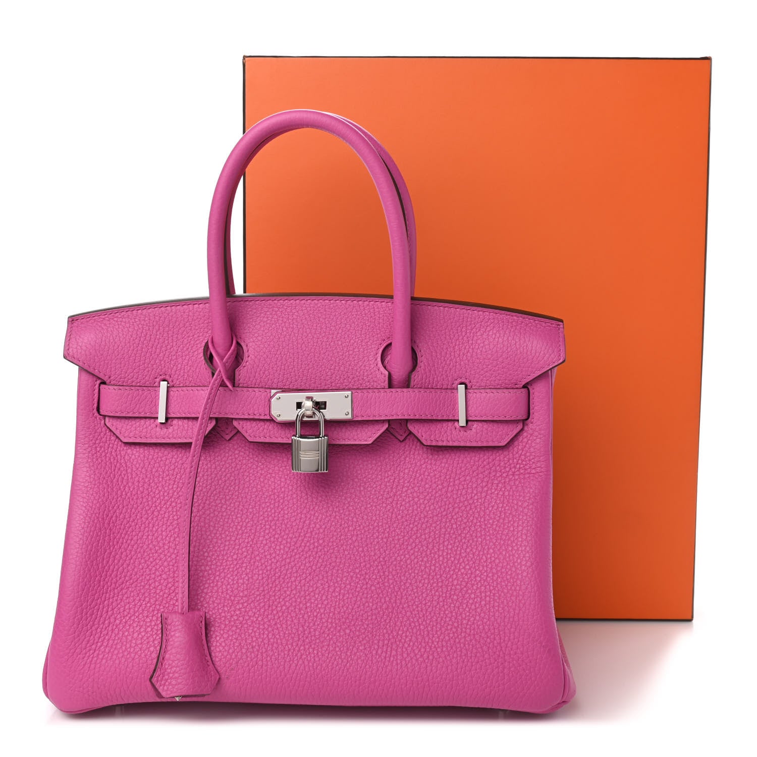 Hermes Taurillon Clemence Birkin 30 Magnolia 11 of 11
