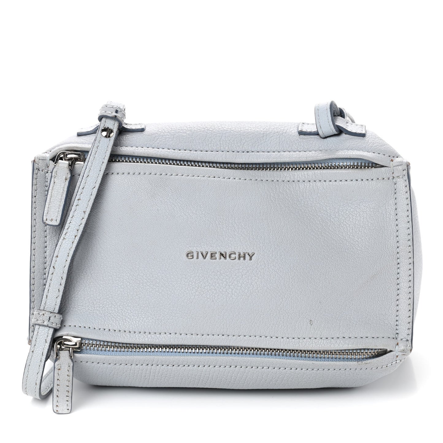 Sugar Goatskin Mini Pandora Baby Blue