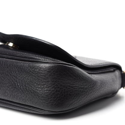 Gucci Pebbled Calfskin Small Soho Flap Crossbody Black 7 of 13