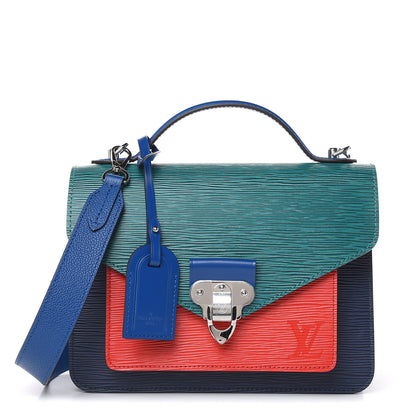 Louis Vuitton Epi Neo Monceau Emerald Green Indigo 1 of 10